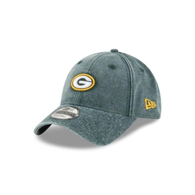 Green Green Bay Packers Hat - New Era NFL Team Loyal 9TWENTY Adjustable Caps USA8792145